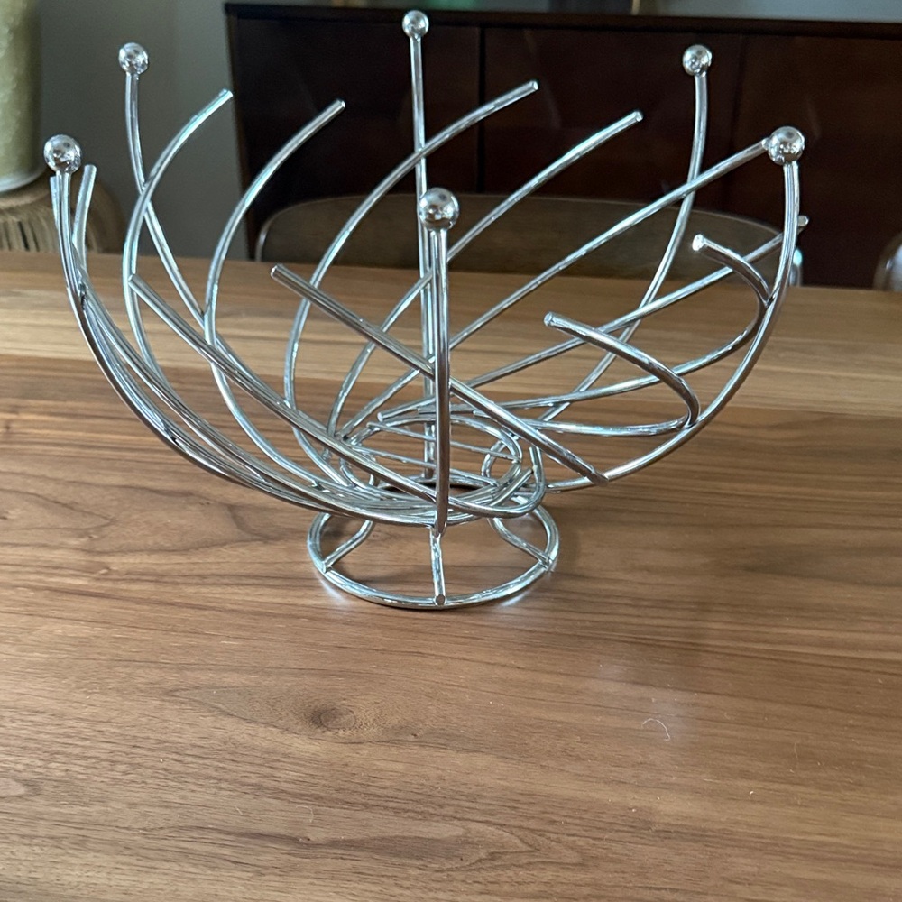 Chrome Wire Fruit Basket